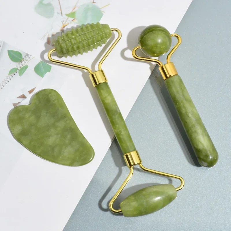 Jade Roller Gua Sha - Hot SellingHot FashionNatural Jade Roller Face