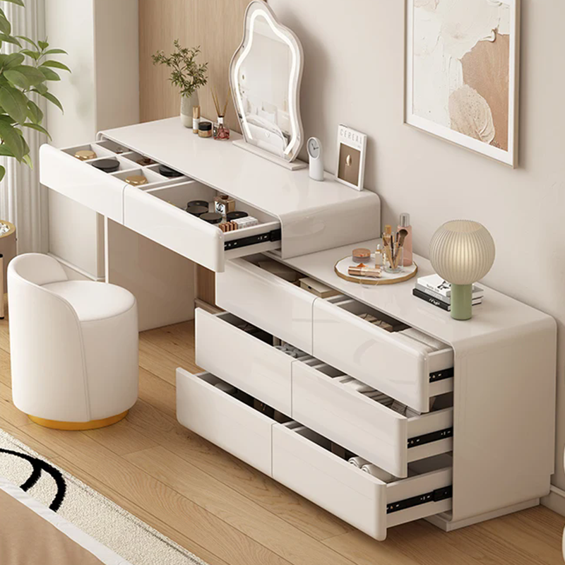 Beauty Without Makeup - White Bedroom Dressing Table Makeup Mobile