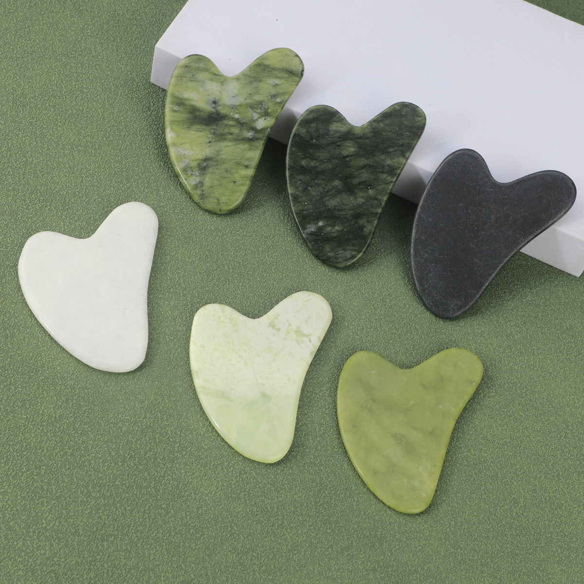 Jade Roller Gua Sha - Natural Jade Roller Face Gua Sha
