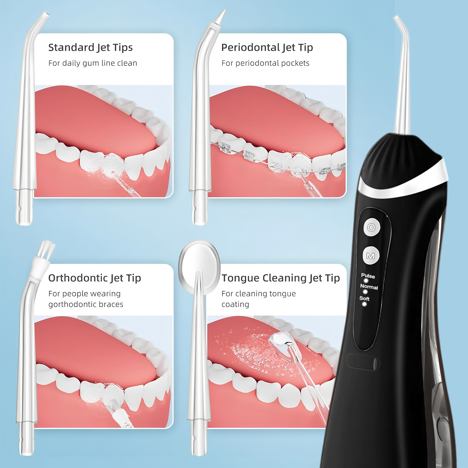 Portable Cordless Dental Water - Micellar Water Cleanser บทวิจารณ์และราคา