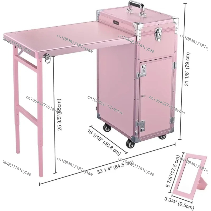 Manicure Table Foldable Nail T - Beauty Makeup Trolley บทวิจารณ์และราคา
