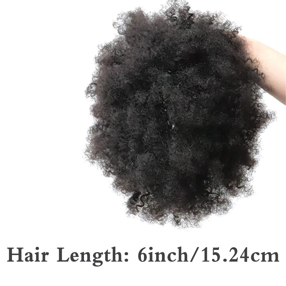 Men's African Curly Human Hair - Concealer Full Coverage บทวิจารณ์และราคา