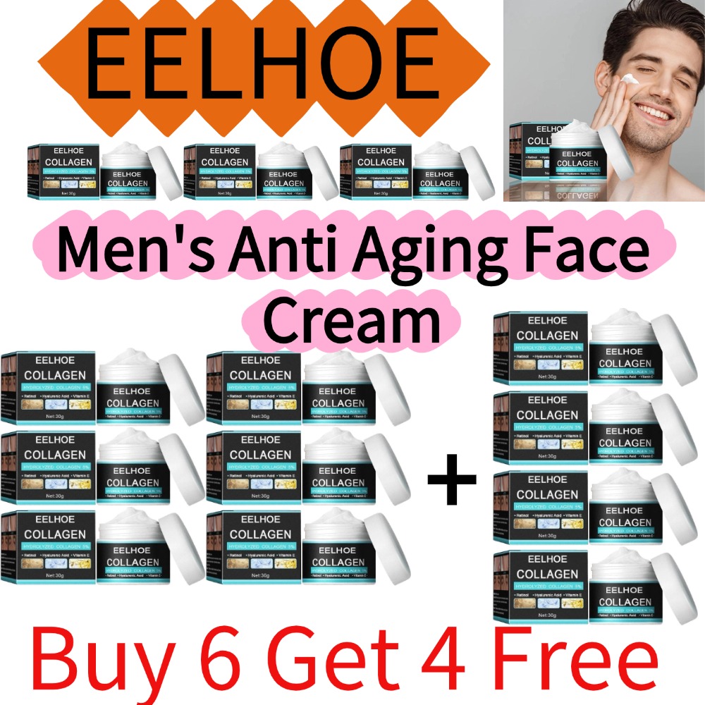 EELHOE (Buy 6 Get 4 Free) Men' - Anti-Aging Face Cream บทวิจารณ์และราคา