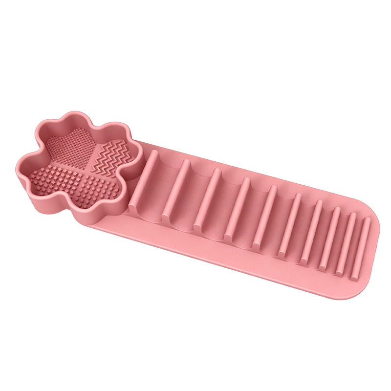 21.66×7.1cm Pink Silicone Make - Beauty Makeup Supply บทวิจารณ์และราคา