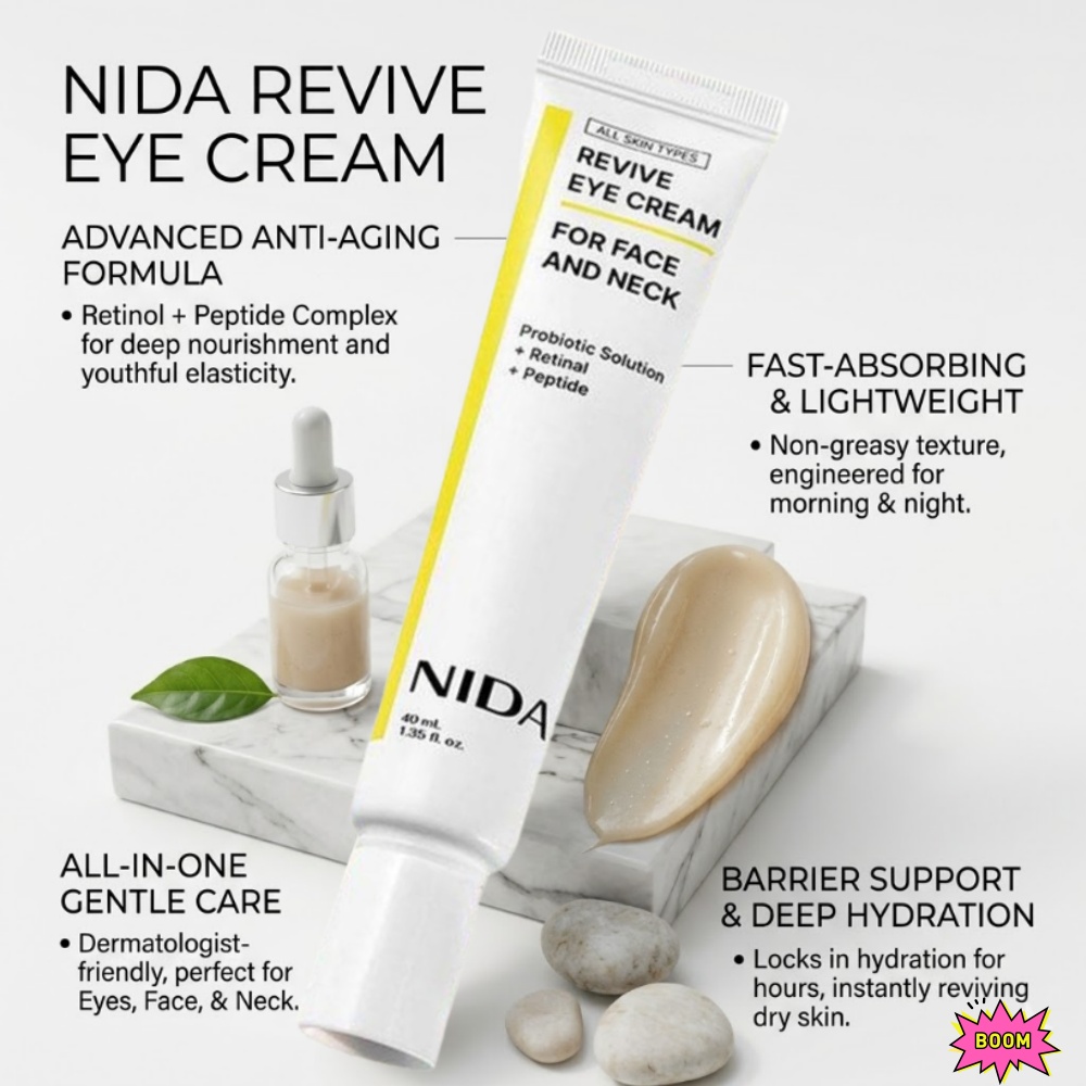 NIDA Retinol Peptide Eye Cream - Anti-Aging Face Cream บทวิจารณ์และราคา