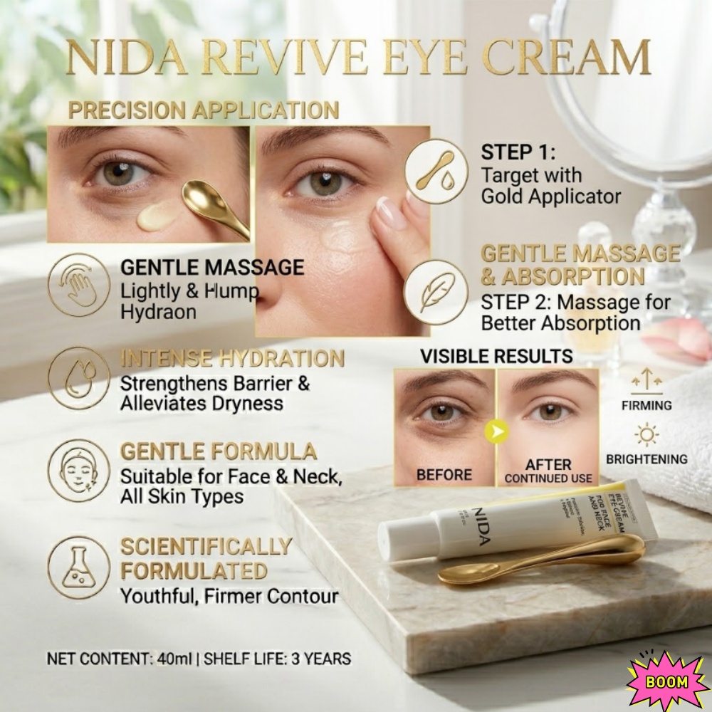 NIDA Retinol Peptide Eye Cream - Anti-Aging Face Cream บทวิจารณ์และราคา