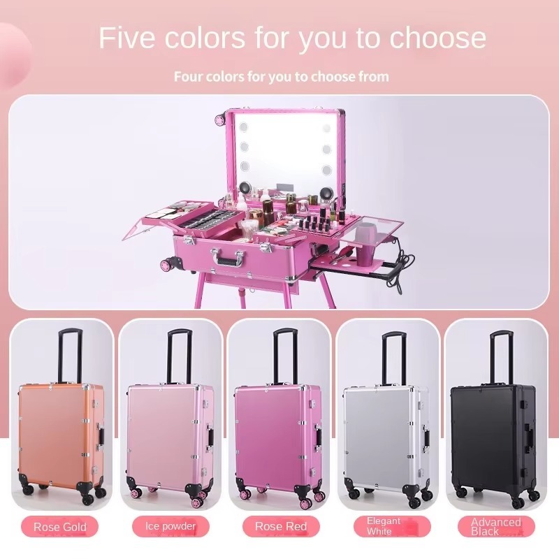 Aluminum Alloy Bluetooth Troll - Beauty Makeup Trolley บทวิจารณ์และราคา