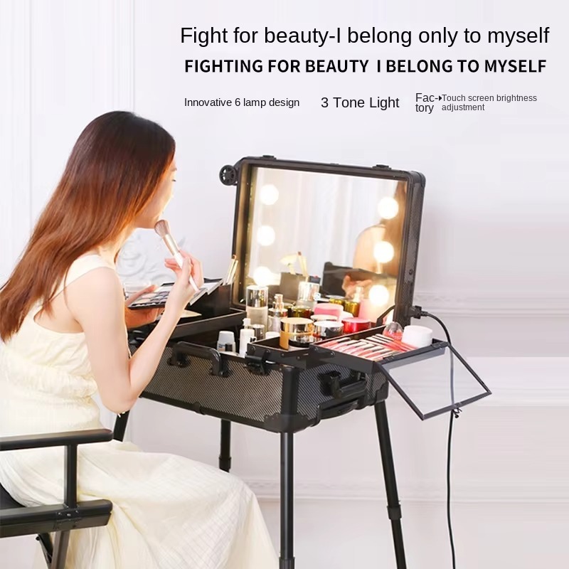 Aluminum Alloy Bluetooth Troll - Beauty Makeup Trolley บทวิจารณ์และราคา