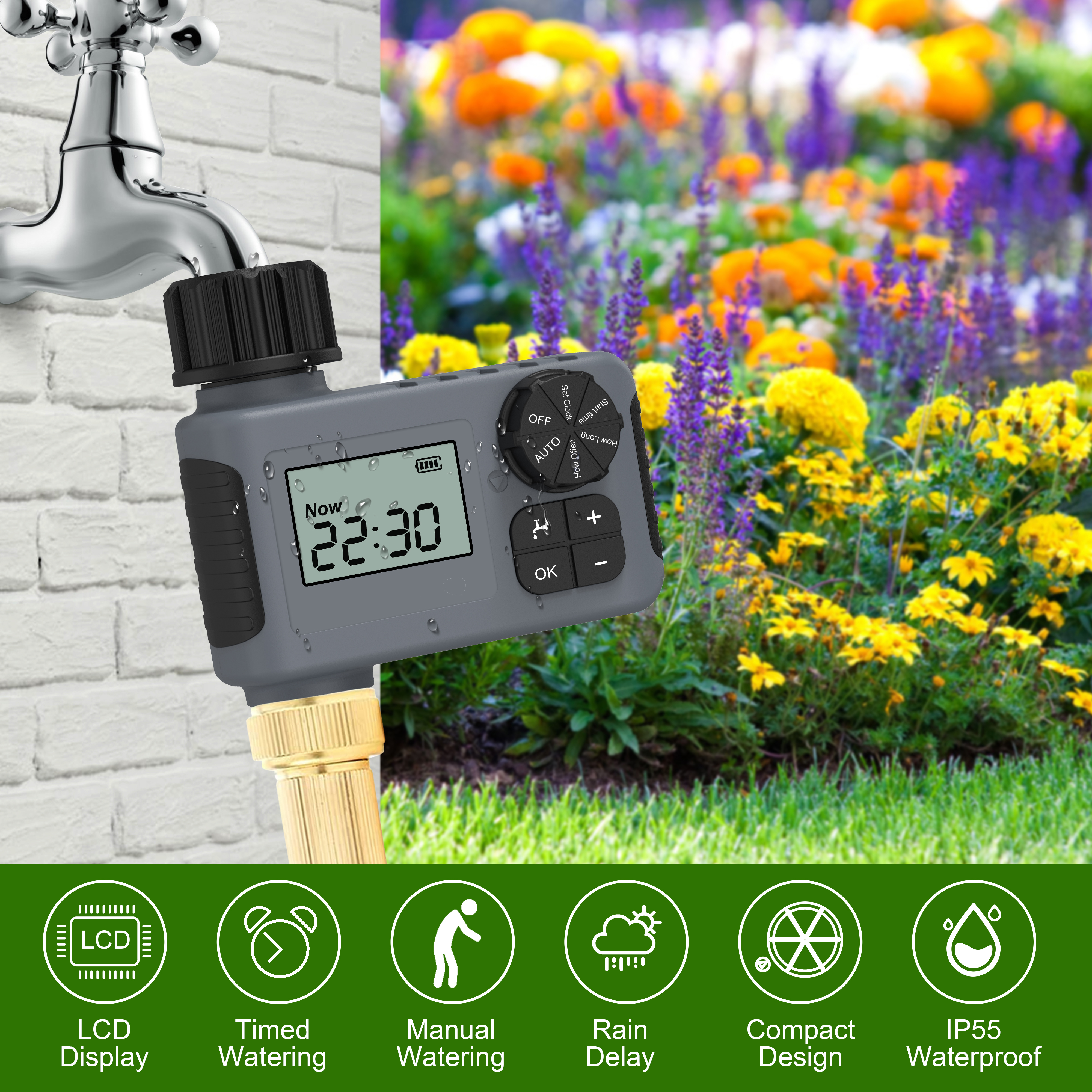 Automatic watering timer intel - Setting Spray บทวิจารณ์และราคา