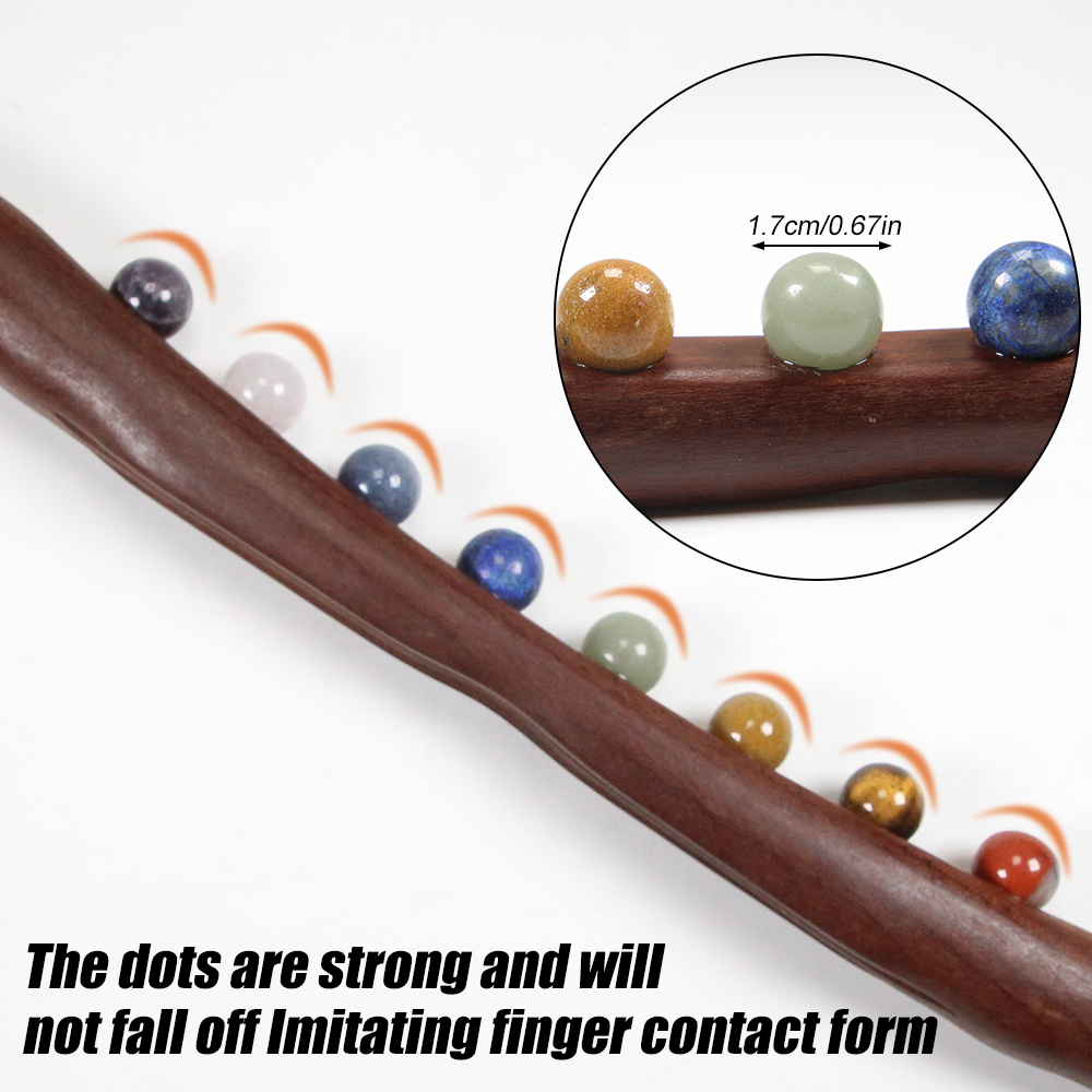 Wood Massage Stick 10 Jade Sto - Jade Roller Gua Sha บทวิจารณ์และราคา