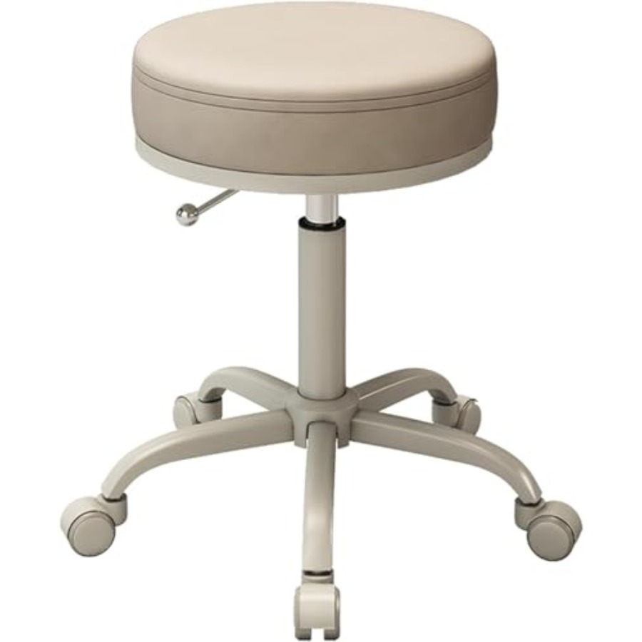 Round Swivel Stool, Modern Bea - Beauty Lab Makeup บทวิจารณ์และราคา