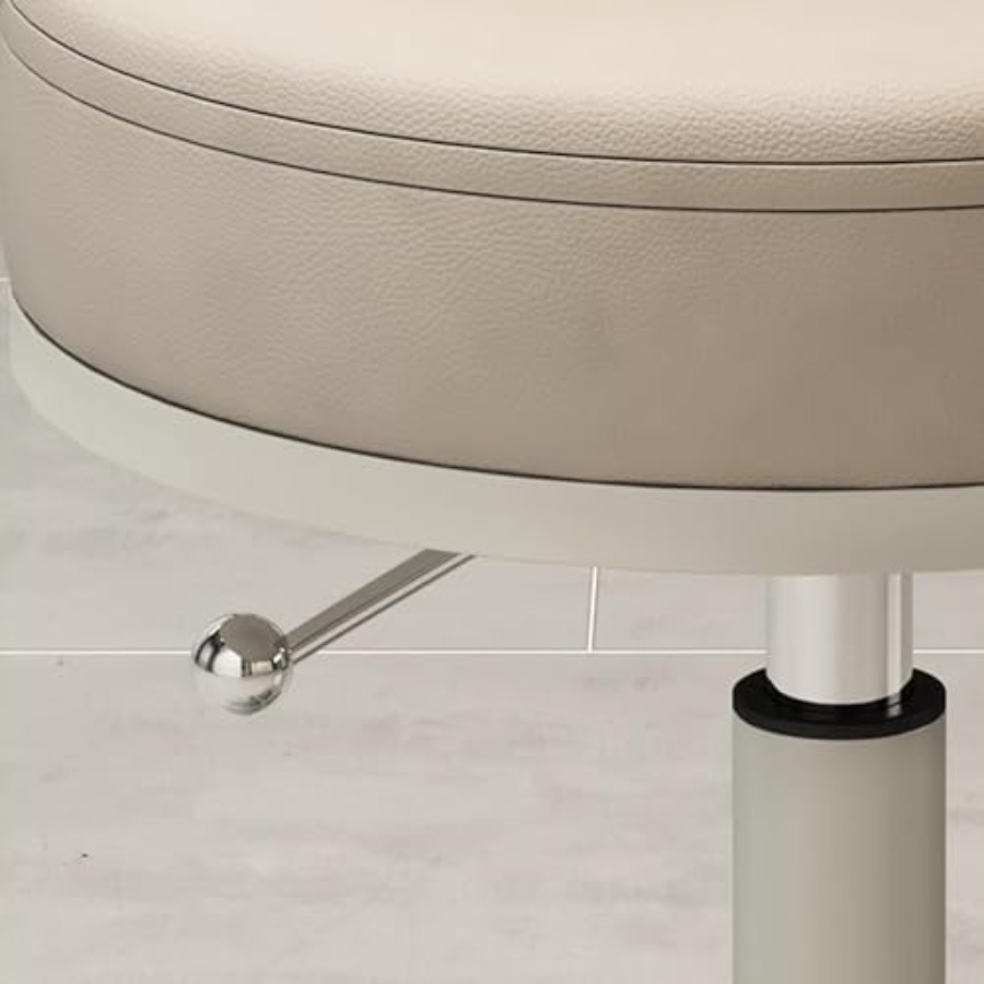 Round Swivel Stool, Modern Bea - Beauty Lab Makeup บทวิจารณ์และราคา
