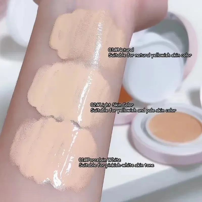 Cappuvini BB Cream Air Cushion - Concealer Full Coverage บทวิจารณ์และราคา