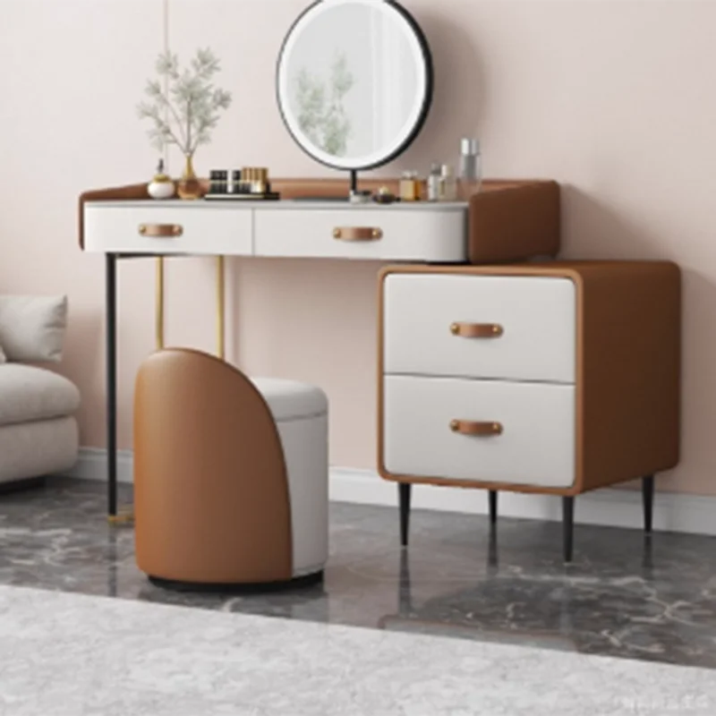 Desk Makeup Table Drawers Mirr - Beauty Without Makeup บทวิจารณ์และราคา