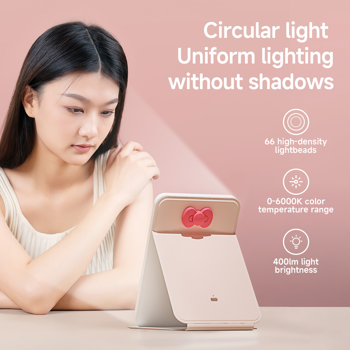 DOCO Makeup Mirror Foldable Po - Beauty Lab Makeup บทวิจารณ์และราคา