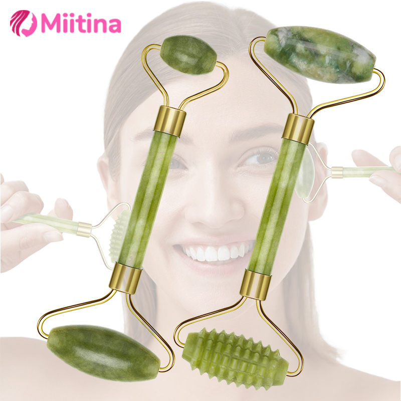 Natural Jade Roller Face Gua S - Jade Roller Gua Sha บทวิจารณ์และราคา