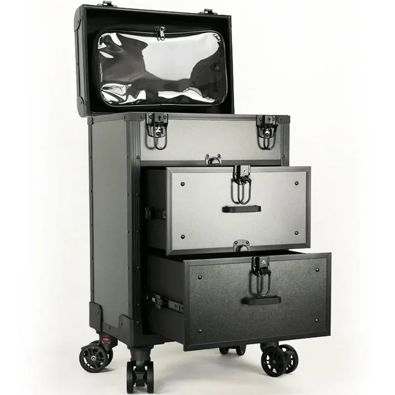 1pc Aluminum Alloy Professiona - Beauty Makeup Trolley บทวิจารณ์และราคา