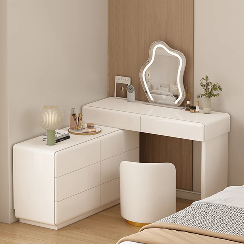 White Bedroom Dressing Table M - Beauty Without Makeup บทวิจารณ์และราคา