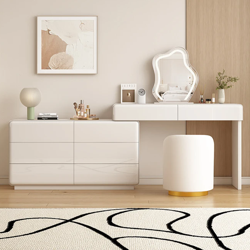 White Bedroom Dressing Table M - Beauty Without Makeup บทวิจารณ์และราคา