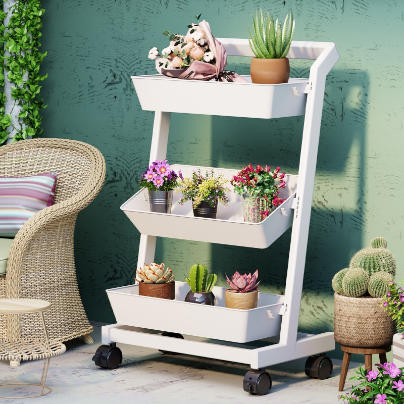 Salon Storage Cart Mobile Orga - Beauty Makeup Trolley บทวิจารณ์และราคา
