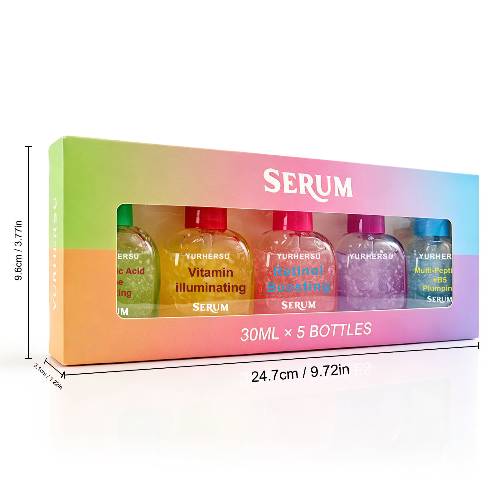 5Pcs Face Serum Gift Set Hydra - Anti-Aging Face Cream บทวิจารณ์และราคา