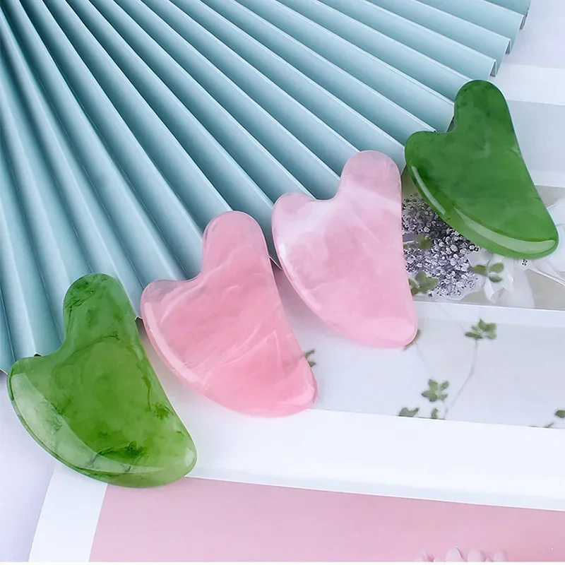 Natural Resin Gua Sha Scraper  - Jade Roller Gua Sha บทวิจารณ์และราคา