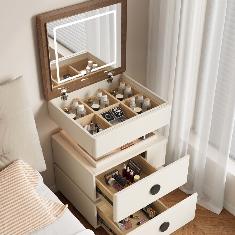 Small Makeup Vanity Table Bedr - Beauty Without Makeup บทวิจารณ์และราคา