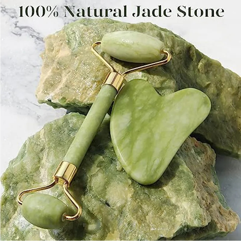 Natural Jade Roller Gua Sha Ma - Jade Roller Gua Sha บทวิจารณ์และราคา