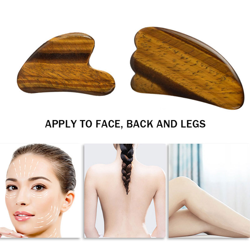 Natural Tiger Eye Jade Roller  - Jade Roller Gua Sha บทวิจารณ์และราคา