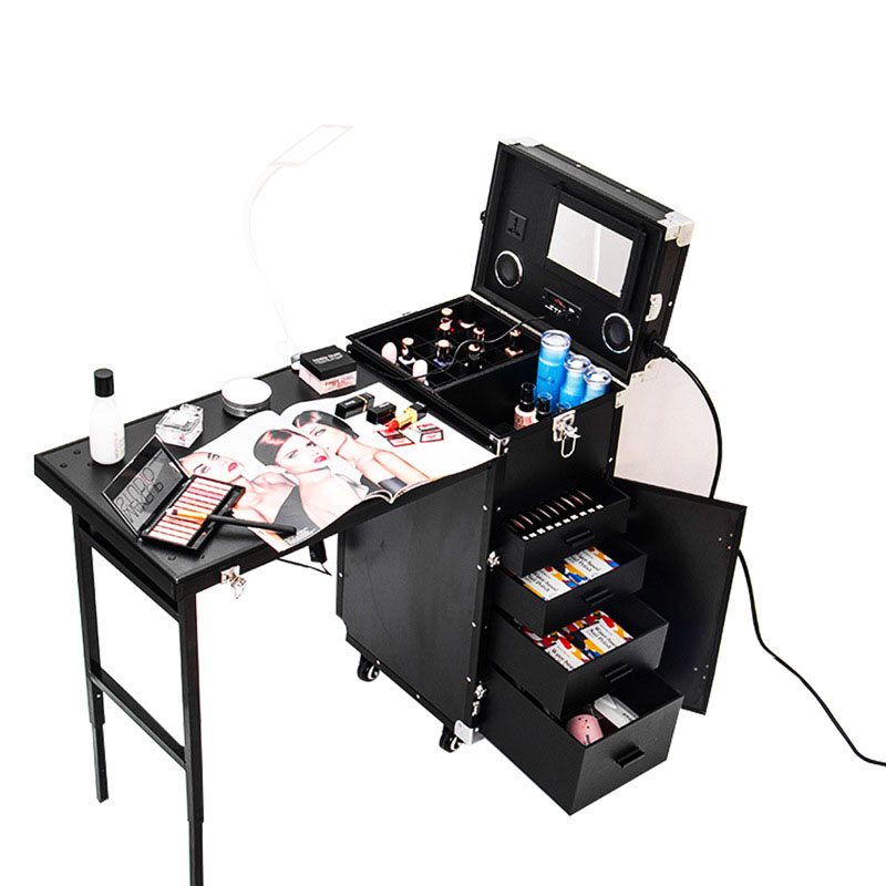 Professional Makeup Suitcase L - Beauty Makeup Trolley บทวิจารณ์และราคา