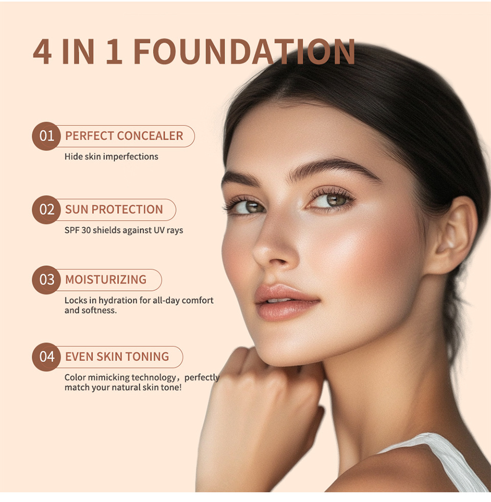 Multi-function Liquid Foundati - Concealer Full Coverage บทวิจารณ์และราคา