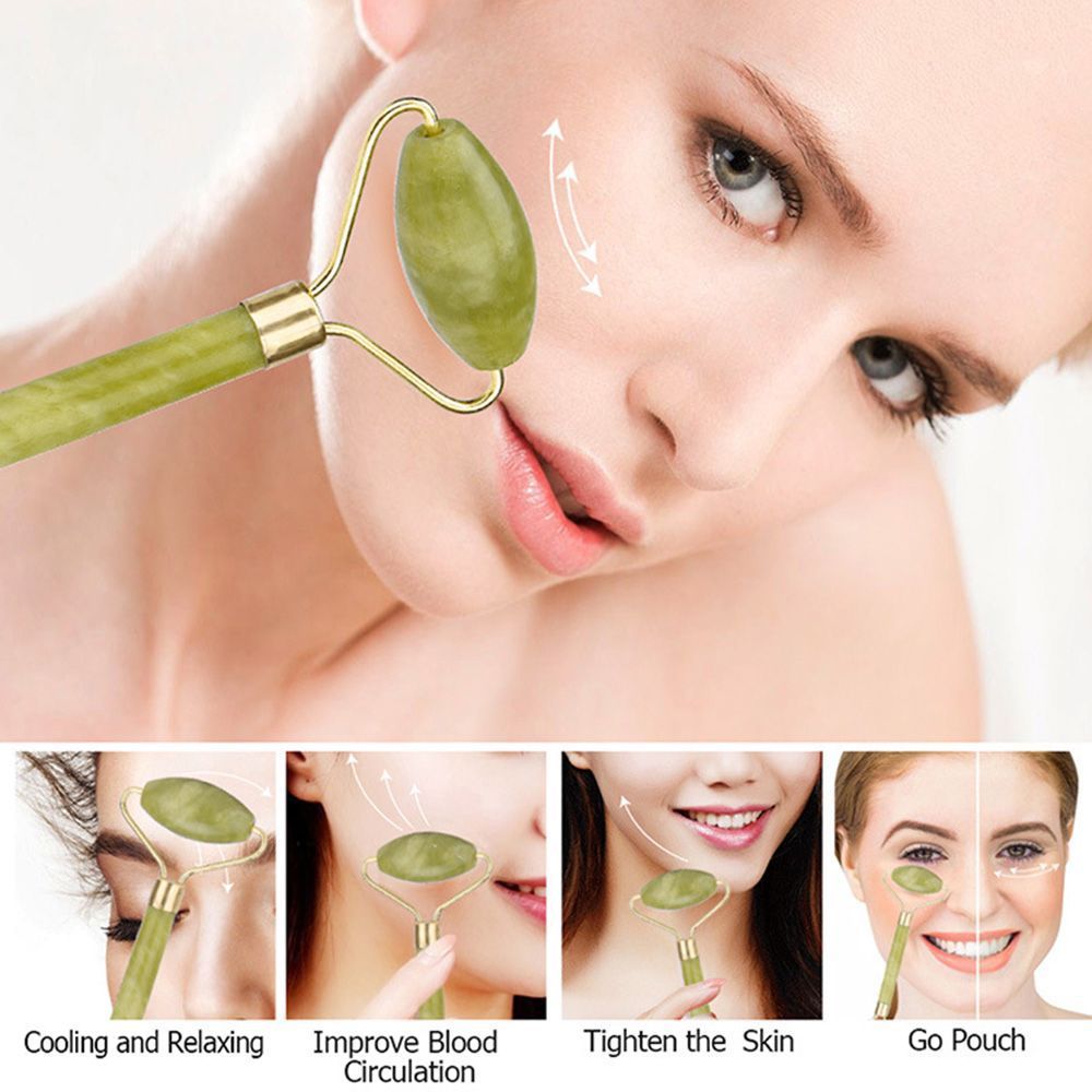 Jade Stone Face Roller Beauty  - Jade Roller Gua Sha บทวิจารณ์และราคา