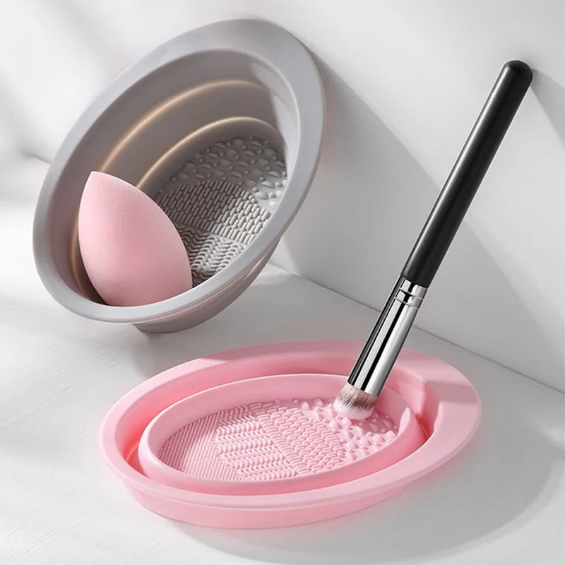 Foldable Silicone Makeup Brush - Beauty Makeup Supply บทวิจารณ์และราคา