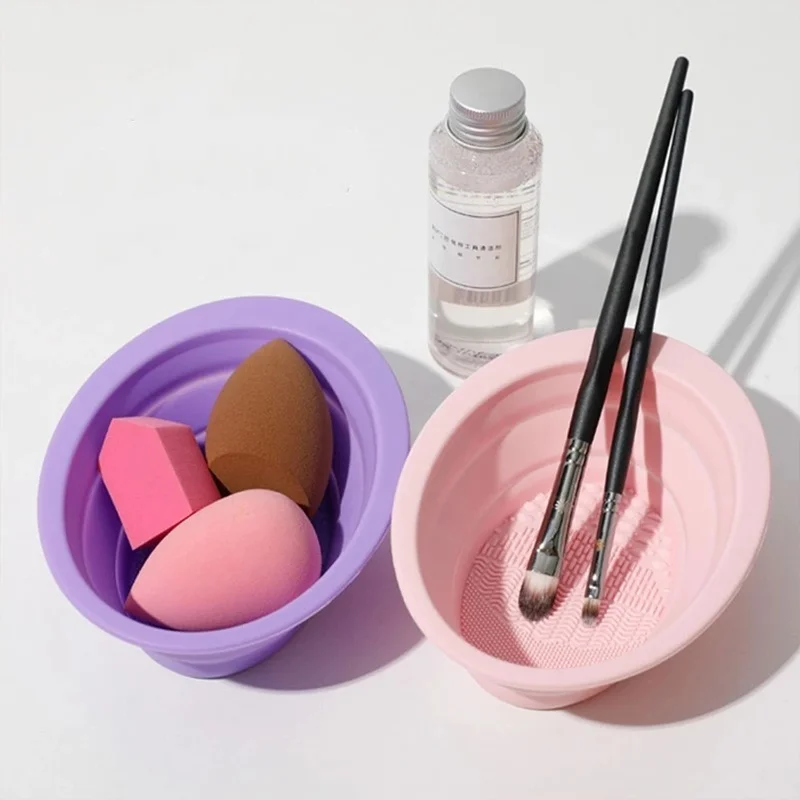 Foldable Silicone Makeup Brush - Beauty Makeup Supply บทวิจารณ์และราคา