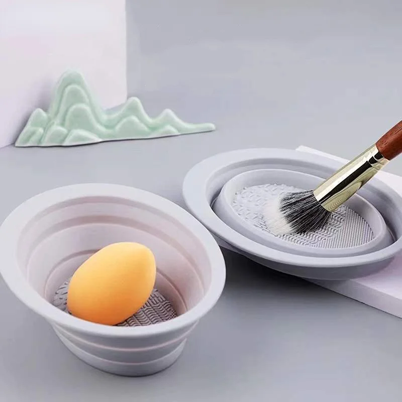 Foldable Silicone Makeup Brush - Beauty Makeup Supply บทวิจารณ์และราคา