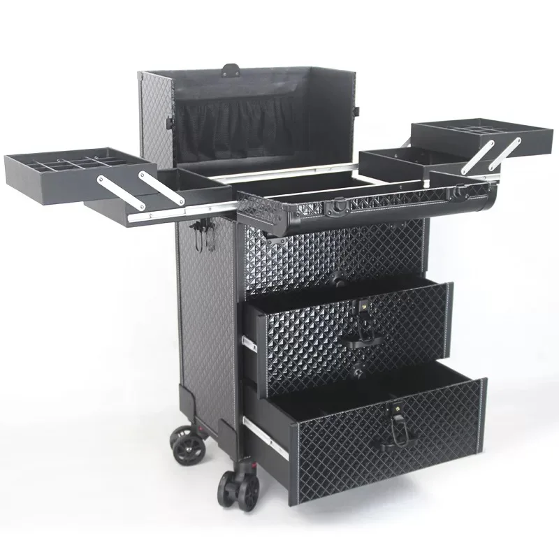 New Trolley cosmetic bag,rolli - Beauty Makeup Trolley บทวิจารณ์และราคา