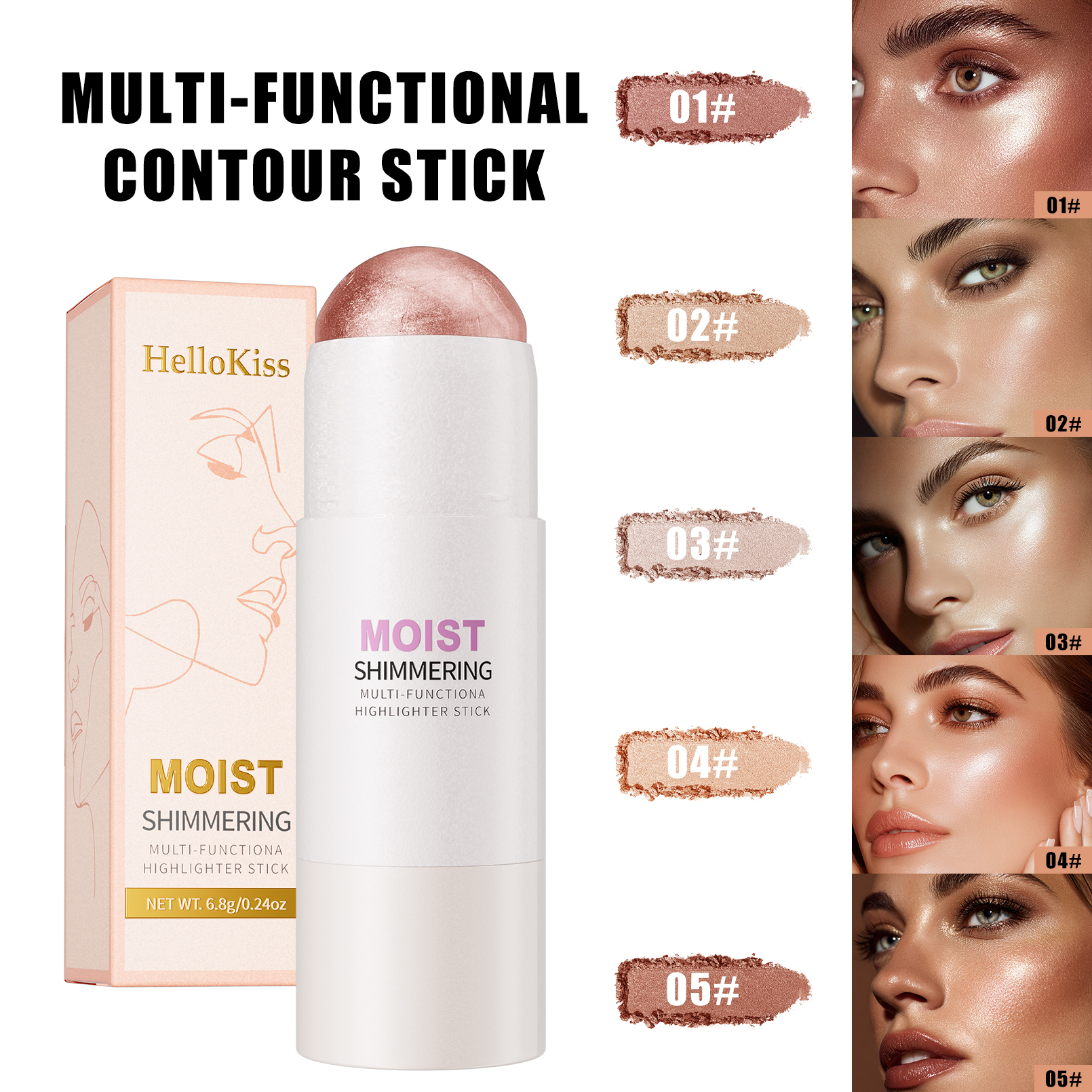 Natural Brightening 1pc Highli - Concealer Full Coverage บทวิจารณ์และราคา