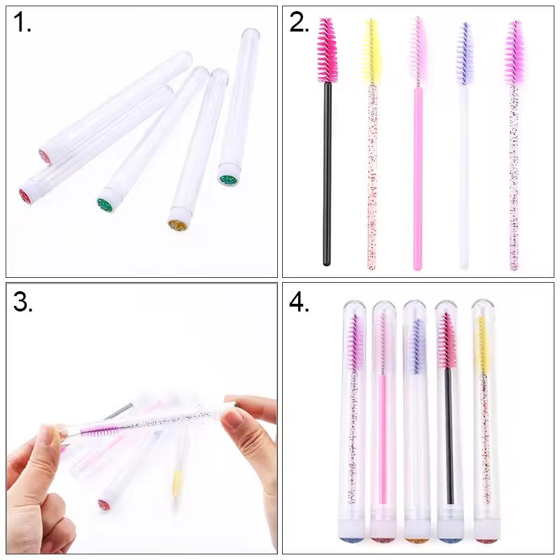 Eyelash Brush Tube With Eyebro - Beauty Makeup Supply บทวิจารณ์และราคา