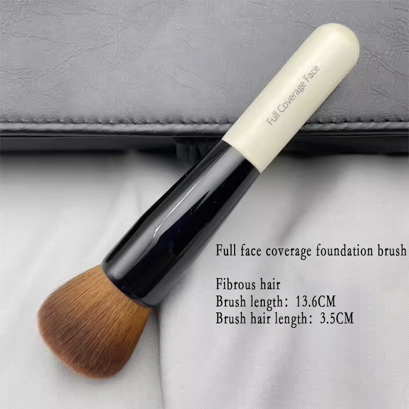 Powder Makeup Brush Wood Handl - Concealer Full Coverage บทวิจารณ์และราคา