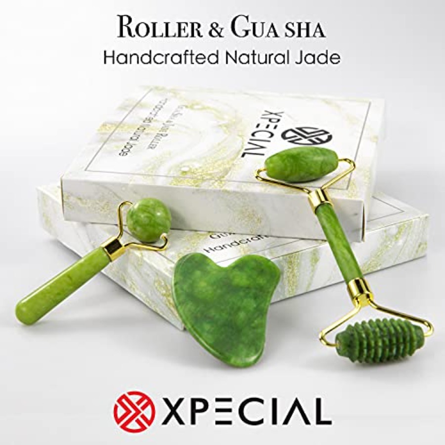 Gua Sha and Jade Roller 3 in 1 - Jade Roller Gua Sha บทวิจารณ์และราคา