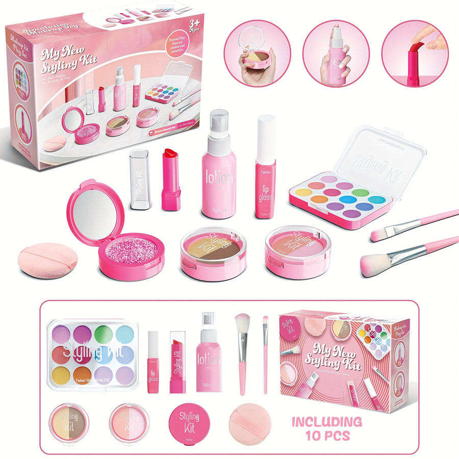 Kids Pretend Makeup Toy Set, N - Beauty Makeup Supply บทวิจารณ์และราคา
