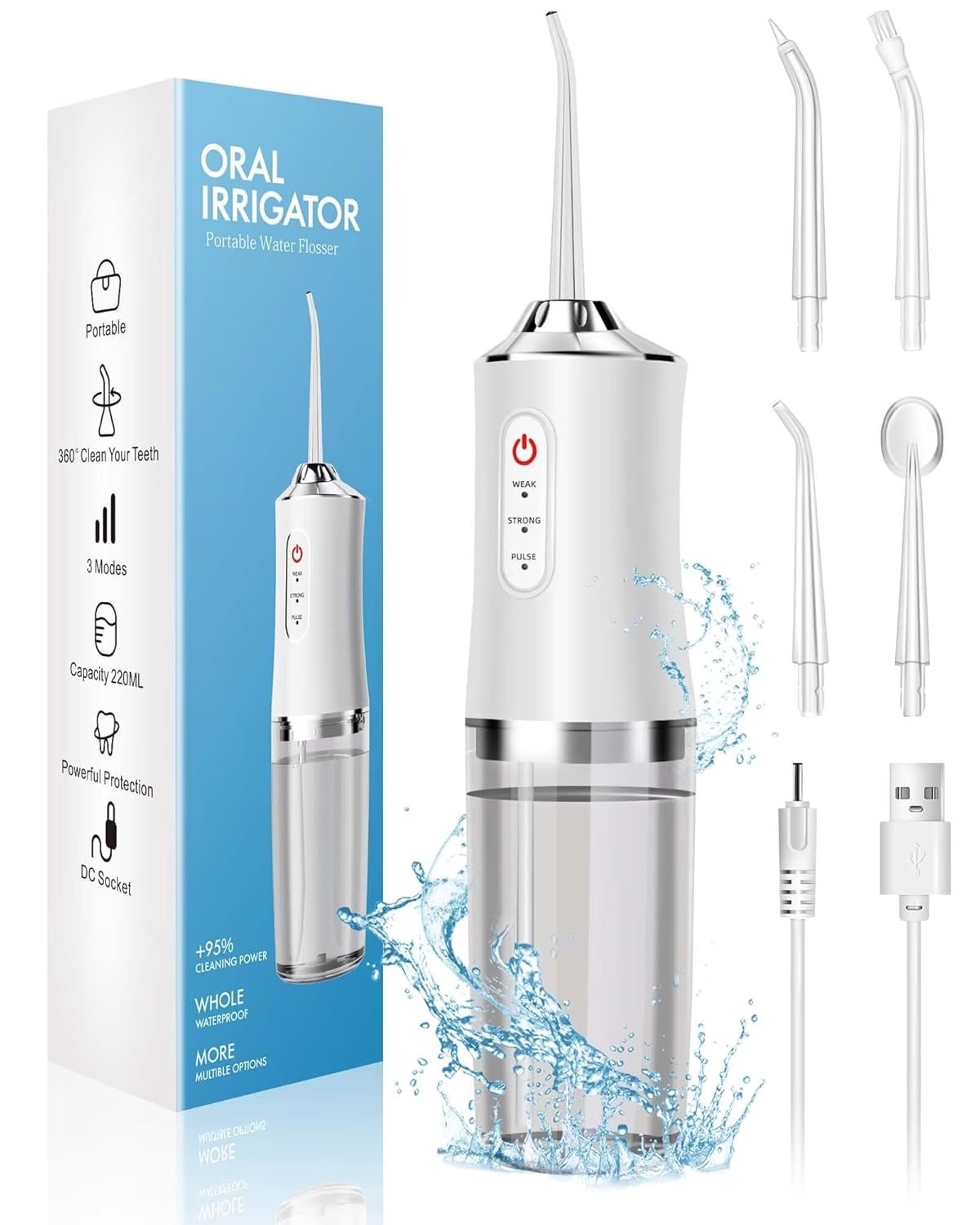 Water Dental Flosser Teeth Pic - Micellar Water Cleanser บทวิจารณ์และราคา