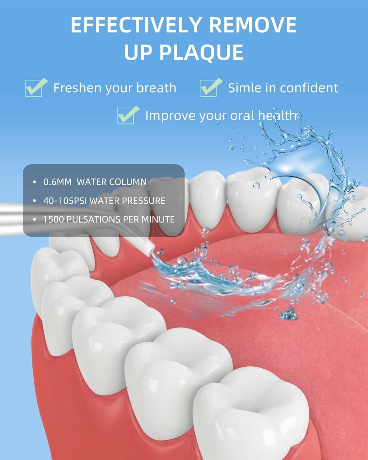 Water Dental Flosser Teeth Pic - Micellar Water Cleanser บทวิจารณ์และราคา