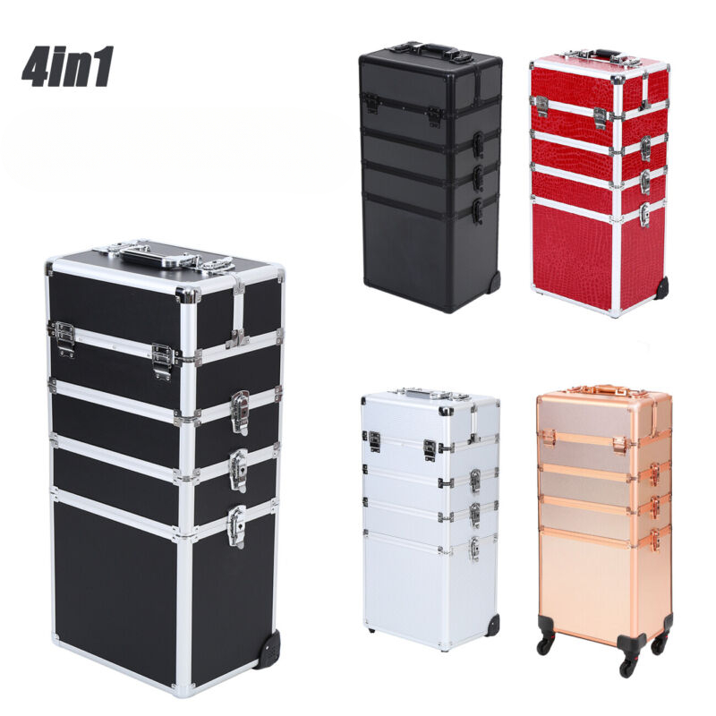 -4 In 1 Trolley Make Up Case H - Beauty Makeup Trolley บทวิจารณ์และราคา
