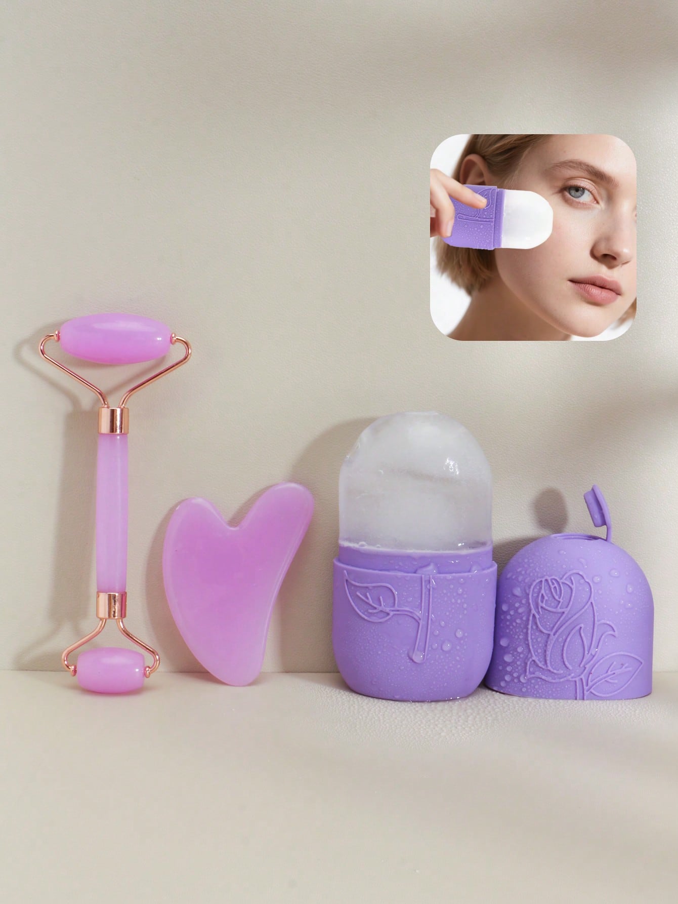 BAIMEI IcyMe Gua Sha & Jade Ro - Jade Roller Gua Sha บทวิจารณ์และราคา