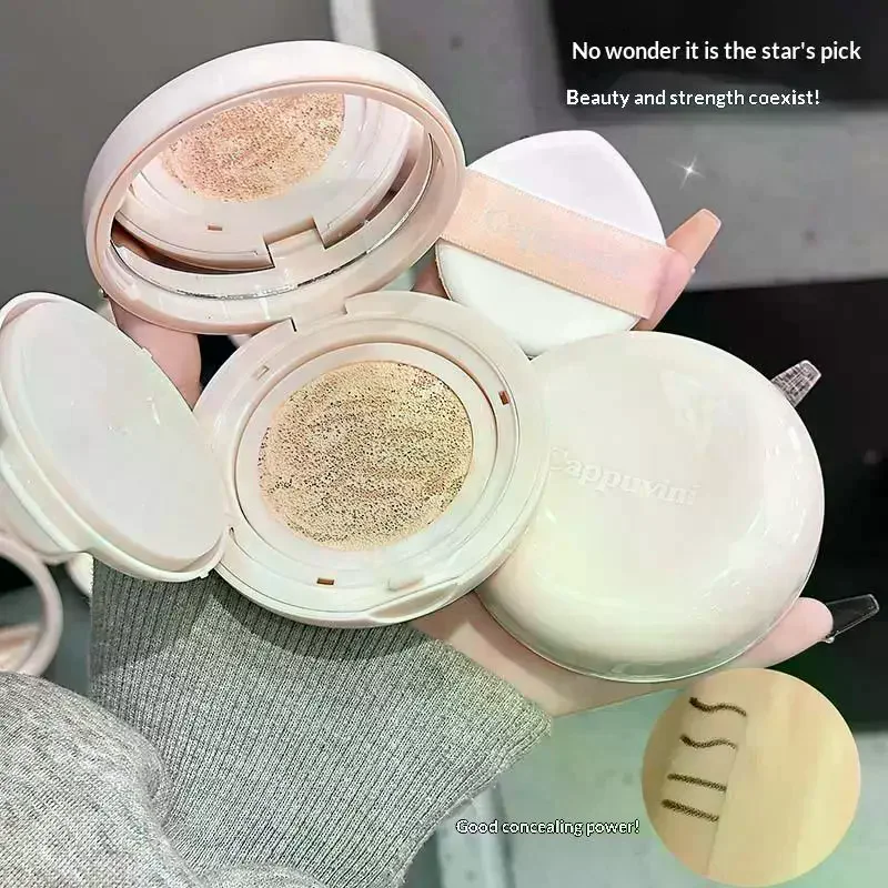 Cappuvini Air Cushion BB Cream - Concealer Full Coverage บทวิจารณ์และราคา