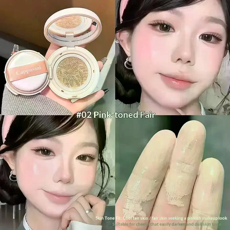 Cappuvini Air Cushion BB Cream - Concealer Full Coverage บทวิจารณ์และราคา