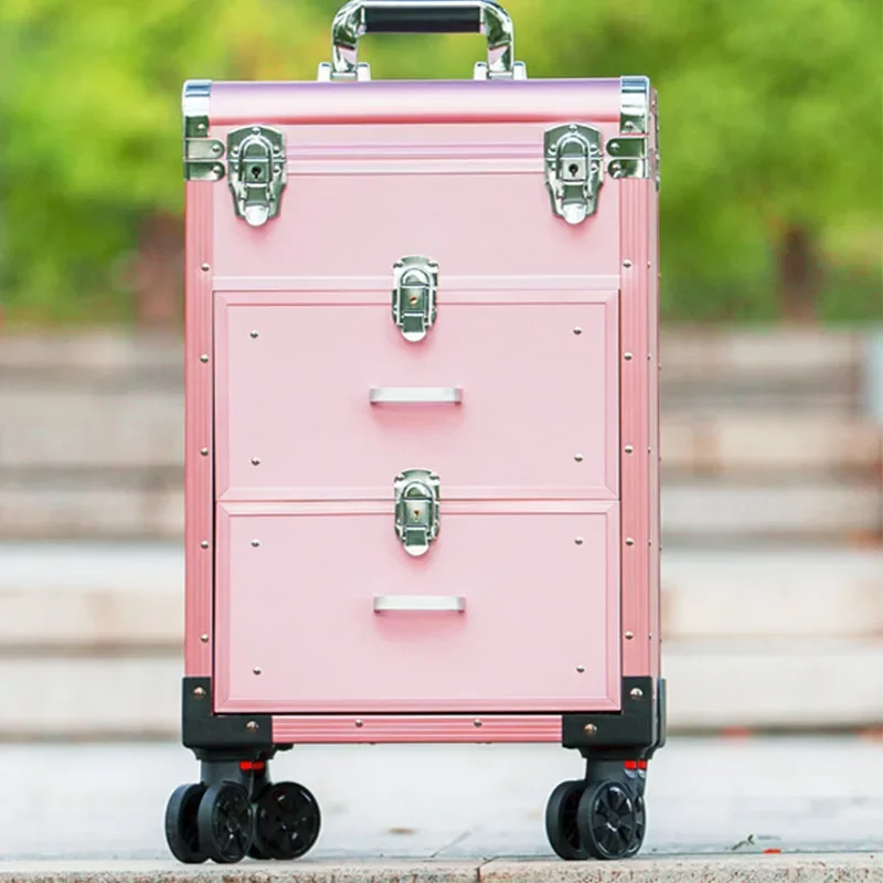220V NEW Aluminum Alloy Profes - Beauty Makeup Trolley บทวิจารณ์และราคา