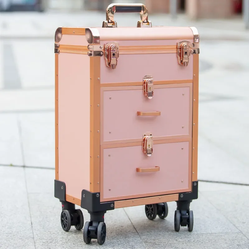 220V NEW Aluminum Alloy Profes - Beauty Makeup Trolley บทวิจารณ์และราคา