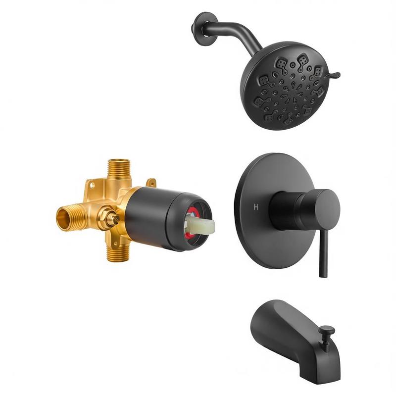 Tub and Shower Faucet Set, Com - Setting Spray บทวิจารณ์และราคา